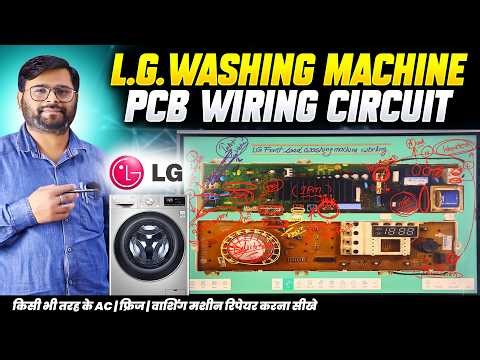 Front Load Washing Machine Wiring Diagram | Complete washing machine PCB Repairing Course institute