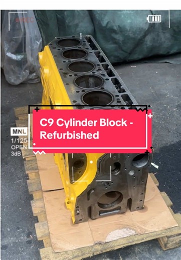 C9 Cylinder Block - Refurbished #engine #instock #c9
