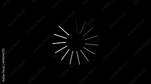 Circle loading animation. Progress bar , Waiting Spinning , Loading concept. Motion graphic and animation background .