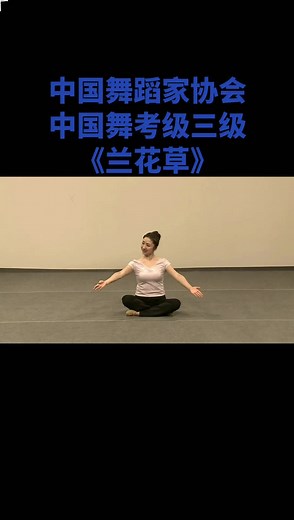 中国舞蹈家协会中国舞考级三级《兰花草》古典舞兰花掌与手位练习