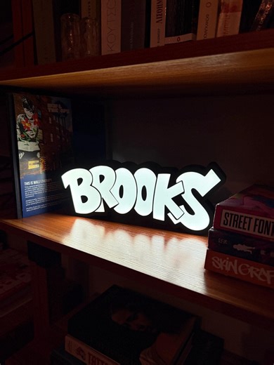 Personalized Graffiti Light Box, Custom LED Night Light - Etsy