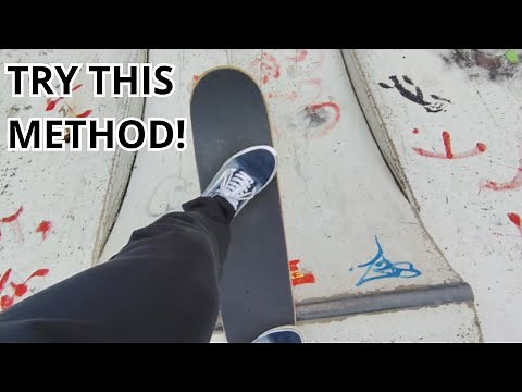 How to drop in on a skateboard