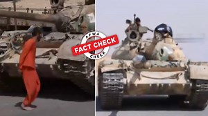 Fact Check: NOT Houthis executing man with tank, this clip from 2015 shows ISIS killing
