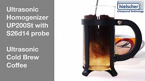 Ultrasonic Extraction of Caffeine
