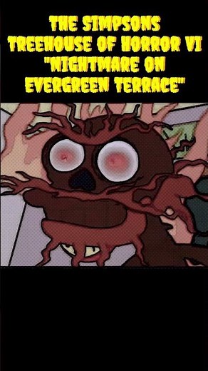 The Simpsons Treehouse of Horror VI "Nightmare on Evergreen Terrace" #short #horrorshort