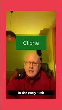 Word of the Day: Cliche