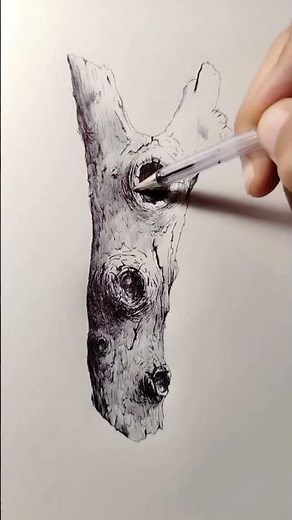 How to Draw a Detailed Tree Drawing Step by Step #pilotpenitalia #sketchoftheday #inkdrawing #ink