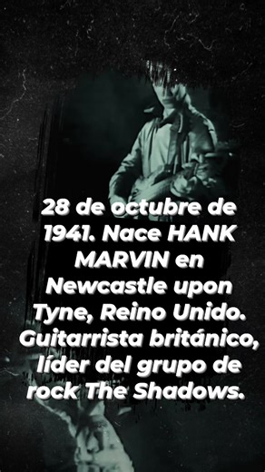 #rock #EfemeridesRock #theshadows #apache #hankmarvin | Rock Music no oficial
