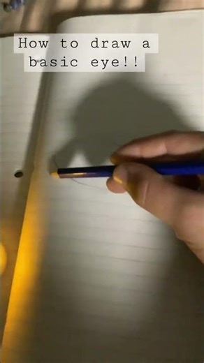 Basic eye tutorial#drawing#fyp#art