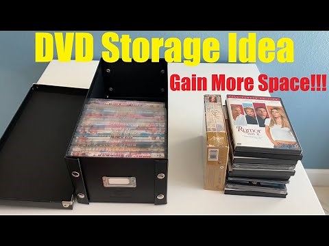 DVD Storage Idea To Gain More Space