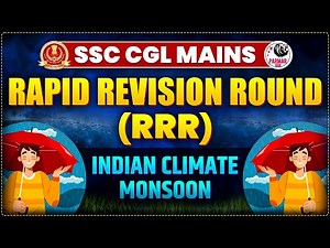 GEOGRAPHY FOR CGL MAINS | INDIAN CLIMATE | MONSOON