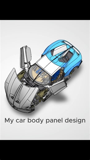 Héron Automobile on Instagram: "This video shows the process how I designed on Solidworks the car body, and the differents step of the design.🖥️🛠️ #hypercar #conceptcar #bugatti #koenigsegg #prototype #supercar #caredit #cardesign #solidworks #3ddesigner #3dcar #fusion360 #mclaren #astonmartin #frenchartist #frenchdesigners #3dprintingminiatures"