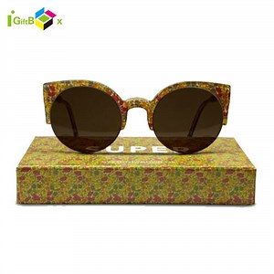 [Hot Item] Elegant Custom Logo Cardboard Sunglasses Case for Stylish Storage
