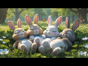 Sleeping Bunnies | Nursery Rhyme & Bunny Poem for Kids | Wake Up, Hop & Play with Cute Rabbits
