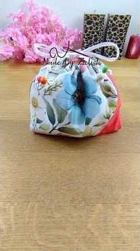 🌸 Tiny Bloom Pouch 🧵 Easy Sewing DIY ✨ #diy #sewing #handmade #easysewing #sewingproject #sewingtips