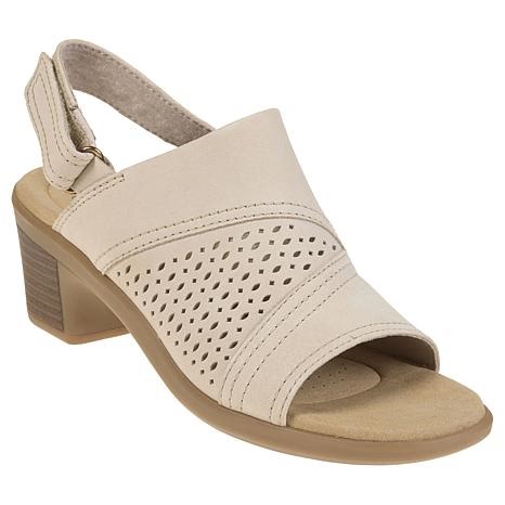 Clarks Collection Emily 2 Mist Leather Slingback Sandal | HSN