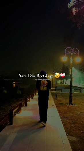 Sara Din Beet Jaye 🥺 Sari raat jagaye 😭❤️‍🩹 || sadsong status #trending #viralvideo #lyricsvideo