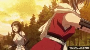 Chifusa vs Kagefusa [Manyuu Hikenchou] on Make a GIF