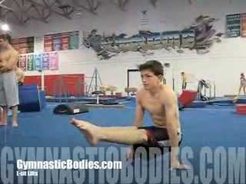 Learn Gymnastics Straight Arm Strength - L-sit Lifts