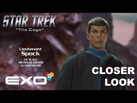 EXO-6 Star Trek "The Cage" Spock 1/6 Figure - Closer Look