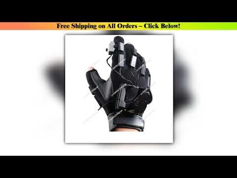 VR Gesture Recognition Gloves Lightweight Multi Device Compatible for VRChat Virtual Streamer