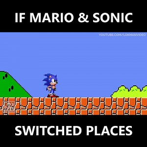 123K views · 1K reactions | What if Mario and Sonic switched places??  LokmanVideo | Gamology - Gamers On Board | Facebook