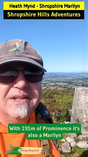 Heath Mynd Summit Cairn & Trig –Shropshire Hills Adventures #shorts #hiking