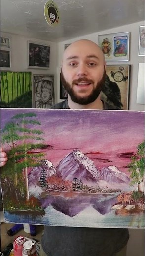 Following Bob Ross Tutorials 20/100