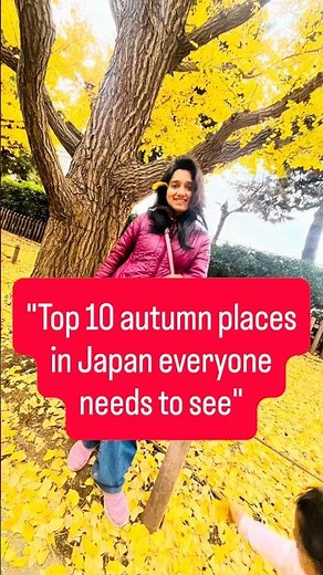 Top 10 Autumn Places in Japan | Must See Autumn Foliage #travel #japan #shorts