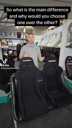 The Cobra Seats Limited Nogaro Clubsport VS the Recaro Pole Position ABE. What's the key main difference for you as a driver? Here's a quick rundown of what's what. #cobraseats #recaroseats #recaropoleposition #cobranogaro | GSM Performance