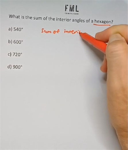 Hexagon Angles #Math #Maths #School #Student #Teacher #Education #SatHelp #Mathematics #Learning