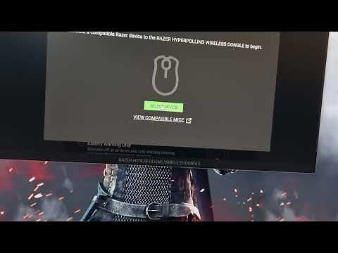 Razer HyperPolling Wireless Dongle, featuring a true 4000 Hz wireless polling rate.