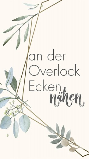 1.4K views · 57 reactions | Overlock-Nähtipp! Hier zeige ich euch, wie ihr innenliegende Ecken an der Overlock sauber nähen könnt! Speichert es euch gerne ab oder teilt es mit eurer Nähfreundin. #nähen #nähtipps #overlock | Atelier Nähliebe | Facebook