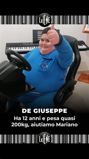 Ha 12 anni e pesa quasi 200kg, aiutiamo Mariano #LeIene Con Alessandro De Giuseppe | Le Iene