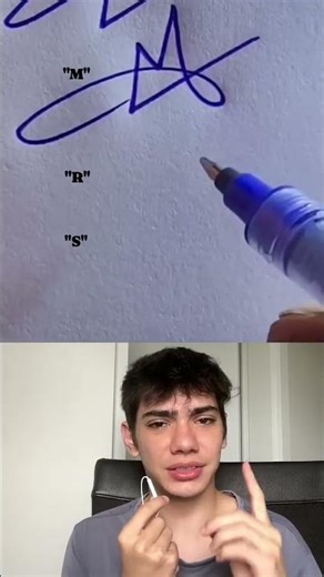 How to create a signature with initials? #Signature #initials