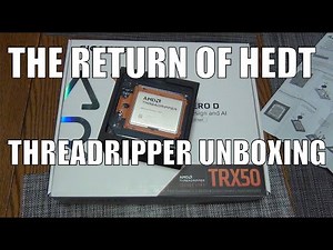 Threadripper 7960x Unboxing