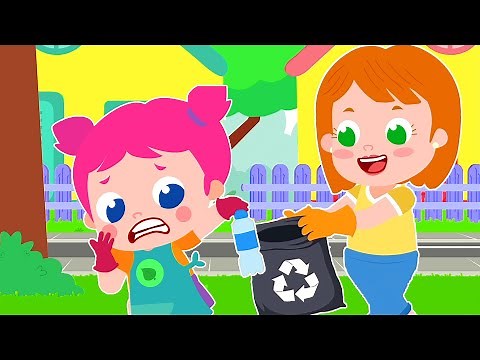 Keeping the Neighbourhood Clean | Little Angel - Kids Songs