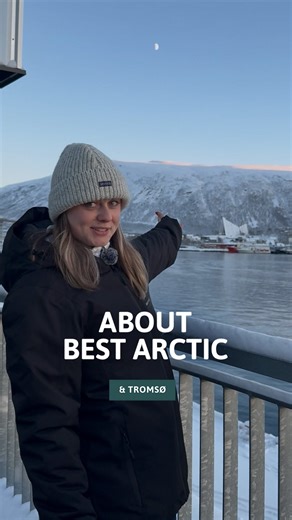 Welcome to Tromsø! 🩵 Join Anna & William as they take a stroll through the city, and explain a bit more about who and what Best Arctic is ✨ #tromso #bestarctic #norway #arcticcircle #feelthearctic | Best Arctic Group
