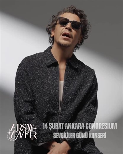 Ankara Etkinlik Haberleri on Instagram: "14 Şubat Cumartesi Ersay Üner Konseri Bazı şarkılar sadece aşka yazılır... ❤️ 14 Şubat Sevgililer Günü’nde, Ersay Üner’in en romantik hitleriyle duyguların doruğuna çıkmaya hazır mısınız? ‘İki Aşık’tan ‘Tatlım Tatlım’a, aşkın her halini Congresium Ankara’nın büyüleyici atmosferinde beraber söylüyoruz. Bu özel geceyi kaçırmamak için yerinizi şimdiden ayırtın! 🌹✨ 📍 Congresium Ankara 🗓️ 14 Şubat Cumartesi 🕘 21:00 🎟️ Biletler Biletix @major.turkiye #Ersa