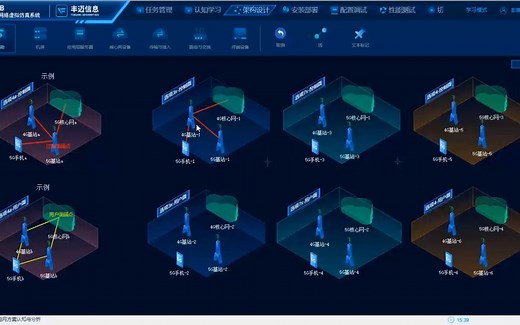 实验工坊WEB版-5G移动通信系统-5G组网方案认知与分析案例