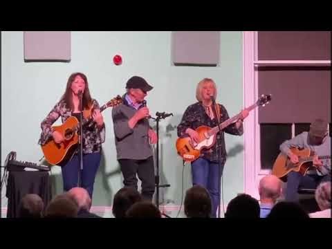 81 year old Dad (Tony) sings with his daughters - The Haley Sisters - Cool Water