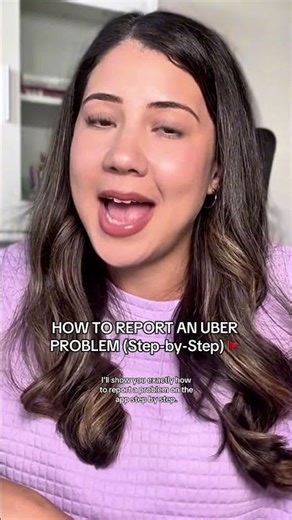 How to report a problem in the Uber App