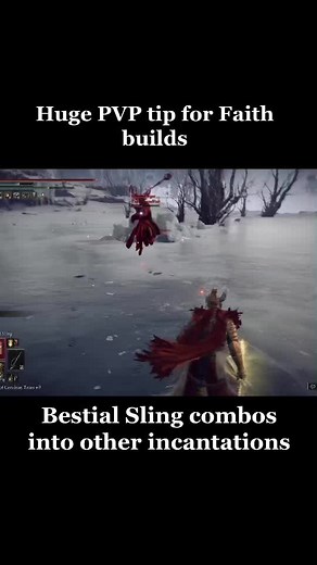 Bestial Sling turns some incantations into quick casts if you use them right after. It doesn’t work for every incant, but here’s a few examples w/ Honed Bolt, Black Blade, and DragonClaw. #eldenring #eldenringgameplay #eldenringpvp #tarnished #maidenless #fyp