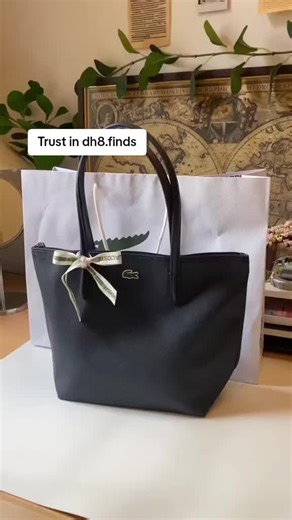 Unboxing Lacoste tote bag 😍❤️ Link on my Bio or Send a Dm if you can't find the link 🖇️