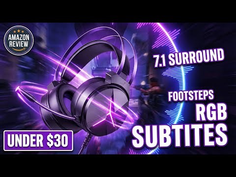 Amazon Review: RGB Wireless Gaming Headset (7.1 + Mic)