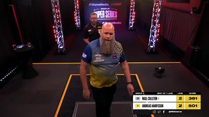 SO CLOSE TO THE GREATEST 9 DART FINISH IN HISTORY!😭 Andreas Harrysson has almost produced the greatest moment in darts history with a Bull Bull Bull checkout to finish a 9 dart leg!😱 | MODUS Super Series