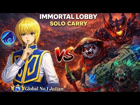 SOLO CARRYING FEEDER TEAMMATES💀| GLOBAL 1 JULIAN🔥