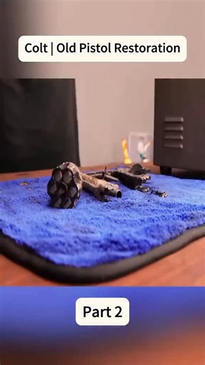 Hand Made Fixes on Instagram: "Part 2 🔥 More ASMR, more action, and those random hands working on the old revolver again 👀💥 Super satisfying to watch!” #asmr #randomhands #revolver #oldrevolver #satisfying #asmrvideo #mechanic #restoration #vintage #reelsdaily #viralvideo #explorepage"