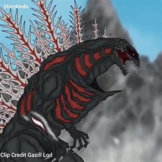 Shin Godzilla Final Form vs Titanus Shimo #godzilla #storykinds