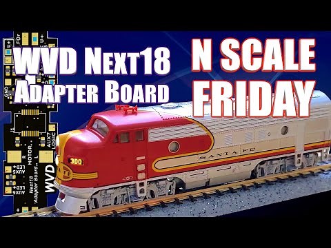 WVD Next 18 DCC Decoder Adapter Board N Scale Friday Buddy